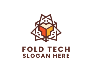 Geometric Tech Startup logo design