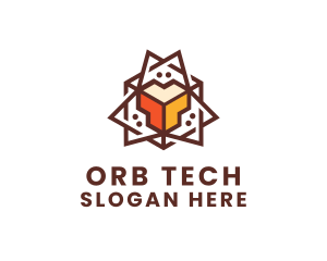 Geometric Tech Startup logo design