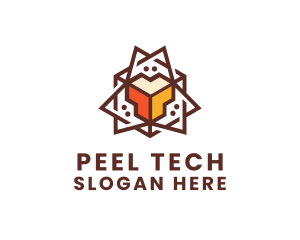 Geometric Tech Startup logo design