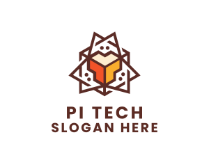 Geometric Tech Startup logo design