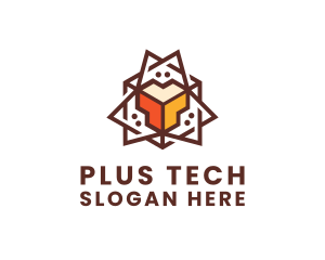 Geometric Tech Startup logo design