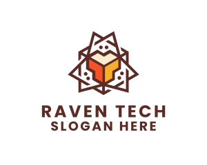 Geometric Tech Startup logo design