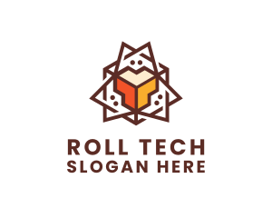 Geometric Tech Startup logo design