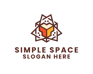 Geometric Tech Startup logo design