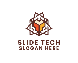 Geometric Tech Startup logo design