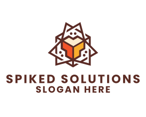 Geometric Tech Startup logo design