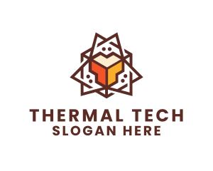 Geometric Tech Startup logo design