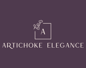 Elegant Plant Boutique Brand logo design