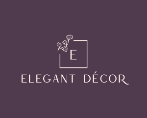 Elegant Plant Boutique Brand logo design