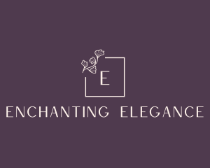 Elegant Plant Boutique Brand logo design