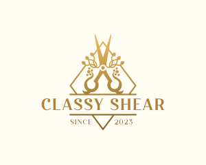 Elegant Artisan Shears logo design