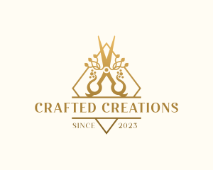 Elegant Artisan Shears logo design