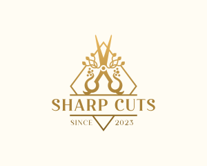 Elegant Artisan Shears logo design