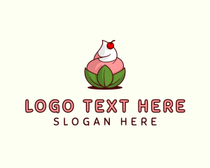 Organic Ice Cream Yogurt logo design