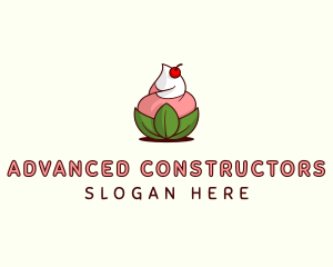 Organic Ice Cream Yogurt logo design