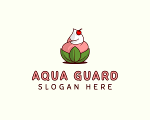 Organic Ice Cream Yogurt logo design