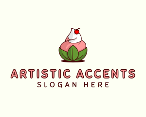 Organic Ice Cream Yogurt logo design