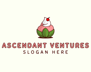 Organic Ice Cream Yogurt logo design