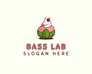 Organic Ice Cream Yogurt logo design