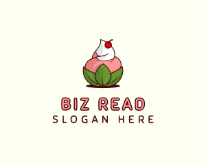 Organic Ice Cream Yogurt logo design