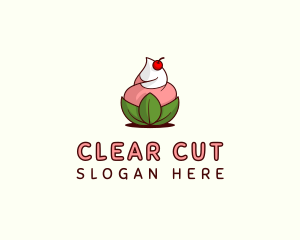 Organic Ice Cream Yogurt logo design