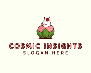 Organic Ice Cream Yogurt logo design