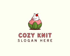 Organic Ice Cream Yogurt logo design