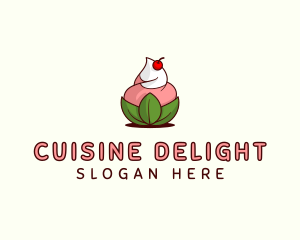 Organic Ice Cream Yogurt logo design