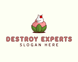 Organic Ice Cream Yogurt logo design