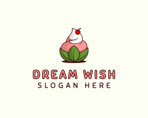 Organic Ice Cream Yogurt logo design