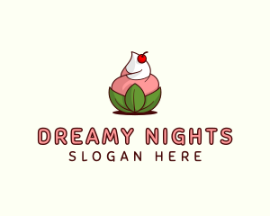 Organic Ice Cream Yogurt logo design