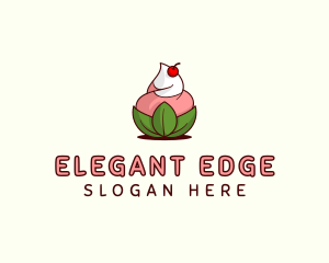 Organic Ice Cream Yogurt logo design