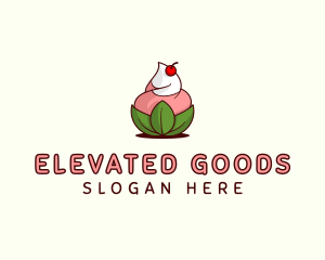 Organic Ice Cream Yogurt logo design