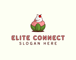 Organic Ice Cream Yogurt logo design