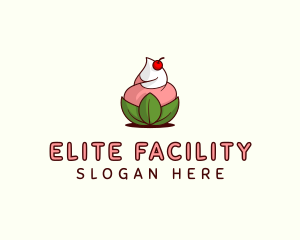 Organic Ice Cream Yogurt logo design