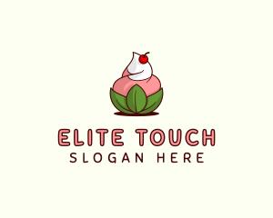 Organic Ice Cream Yogurt logo design