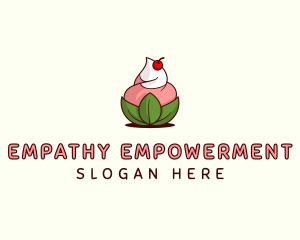 Organic Ice Cream Yogurt logo design