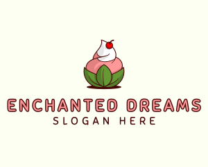 Organic Ice Cream Yogurt logo design