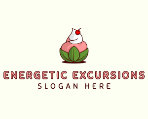 Organic Ice Cream Yogurt logo design