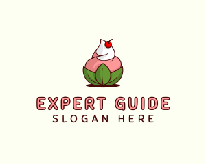 Organic Ice Cream Yogurt logo design