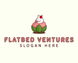 Organic Ice Cream Yogurt logo design