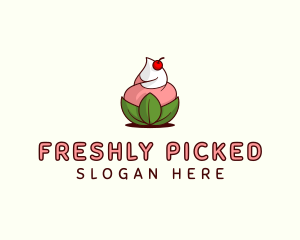 Organic Ice Cream Yogurt logo design