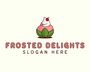 Organic Ice Cream Yogurt logo design