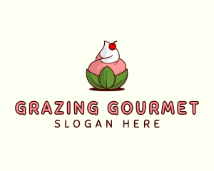 Organic Ice Cream Yogurt logo design