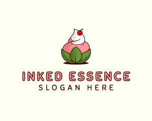 Organic Ice Cream Yogurt logo design