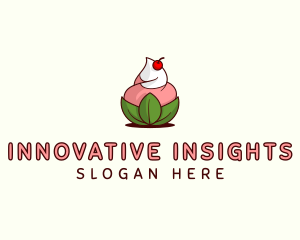 Organic Ice Cream Yogurt logo design