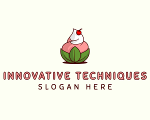 Organic Ice Cream Yogurt logo design