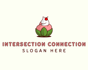 Organic Ice Cream Yogurt logo design