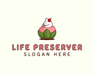 Organic Ice Cream Yogurt logo design