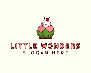 Organic Ice Cream Yogurt logo design